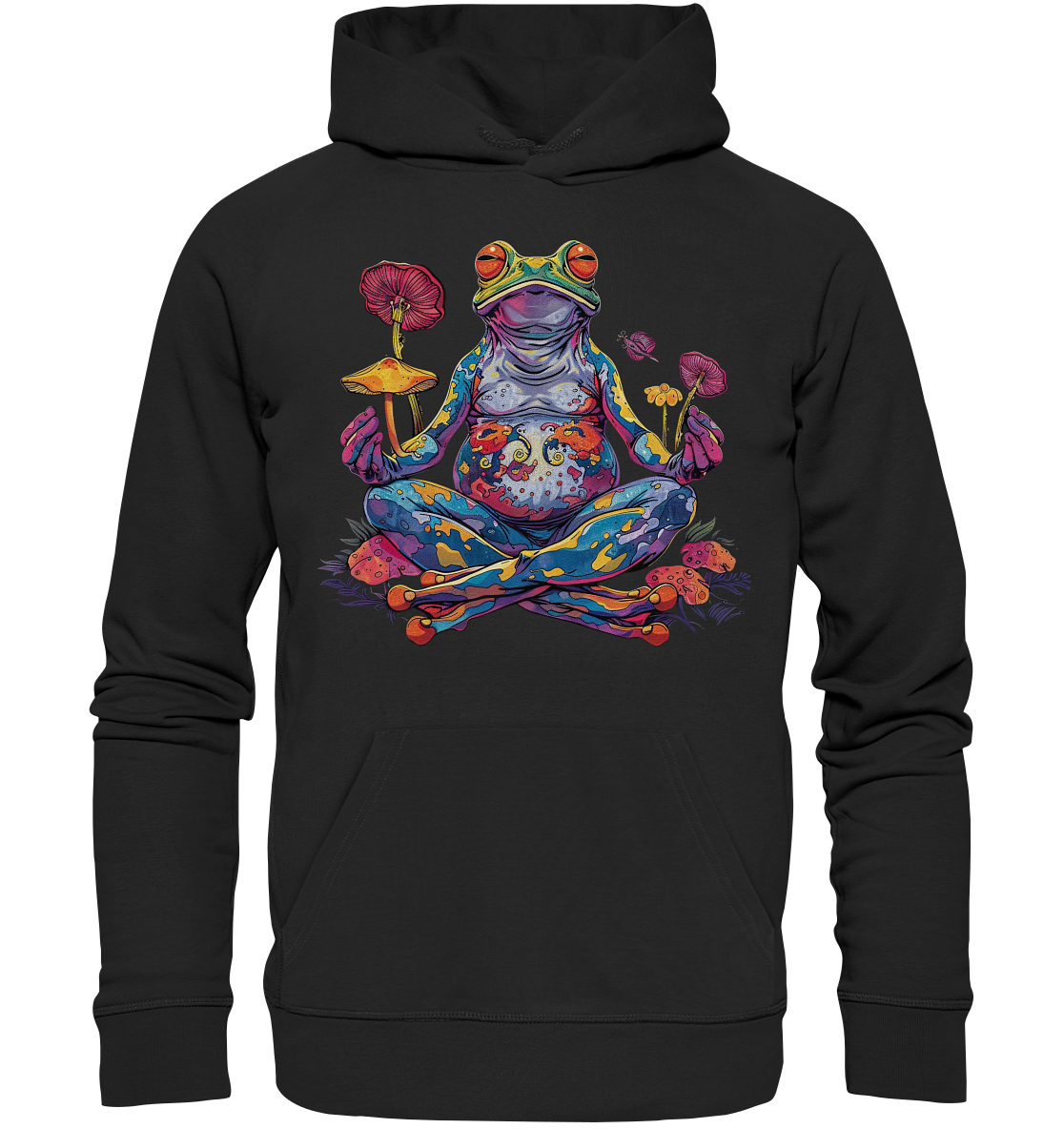Spiritueller Frosch - Organic Hoodie
