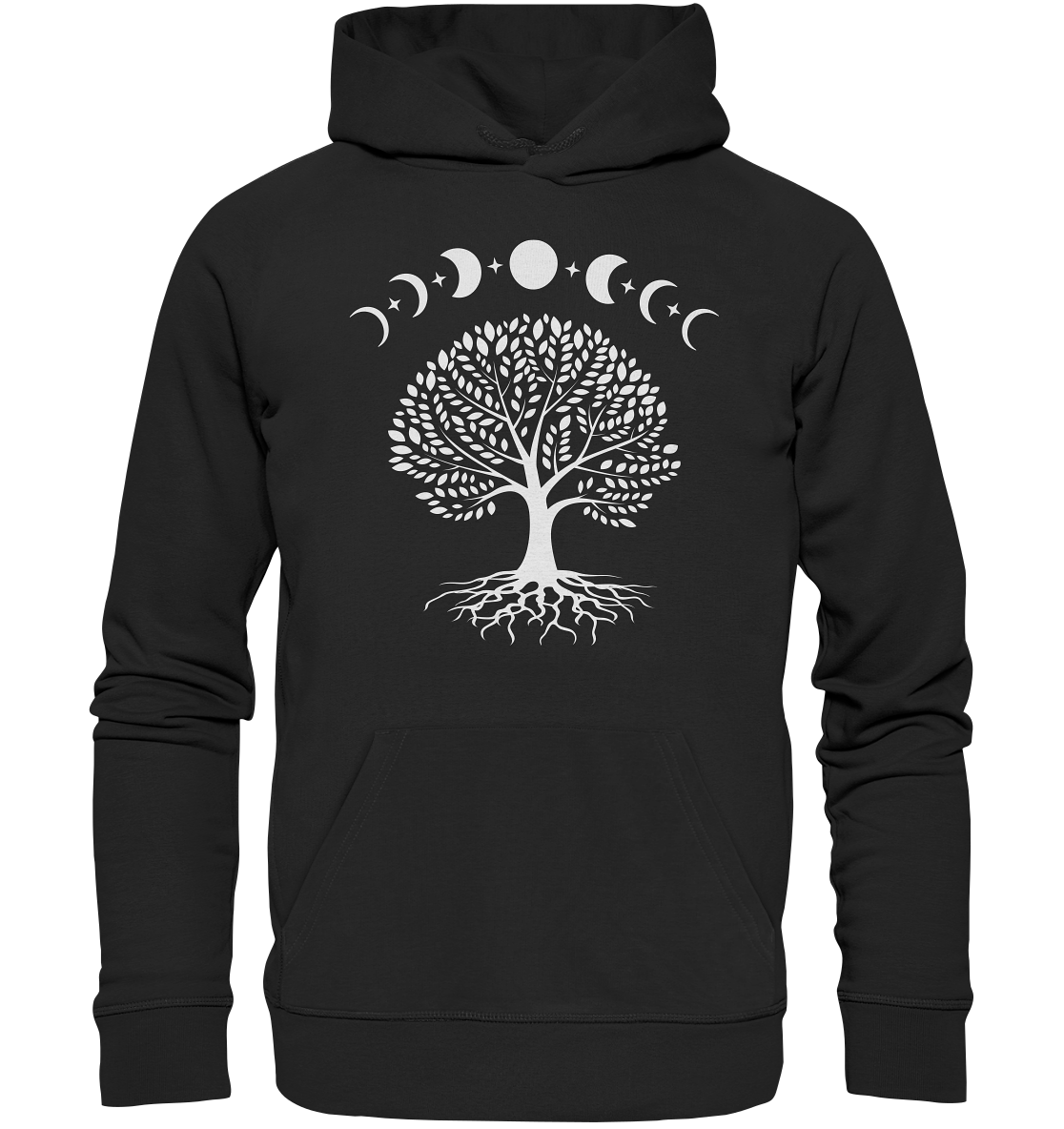 Mondphasen Lebensbaum - Organic Hoodie