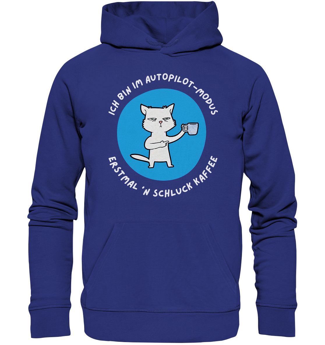 Kaffee Katze - Organic Hoodie