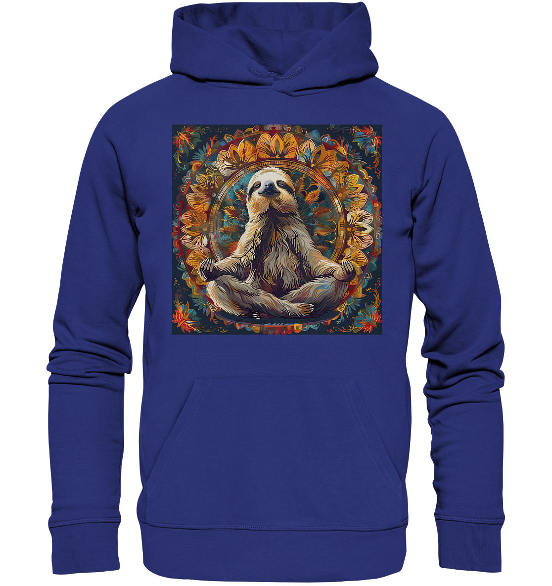 Meditierendes Faultier - Organic Hoodie