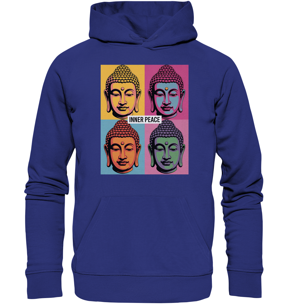 Inner Peace Pop Art Buddha - Organic Hoodie