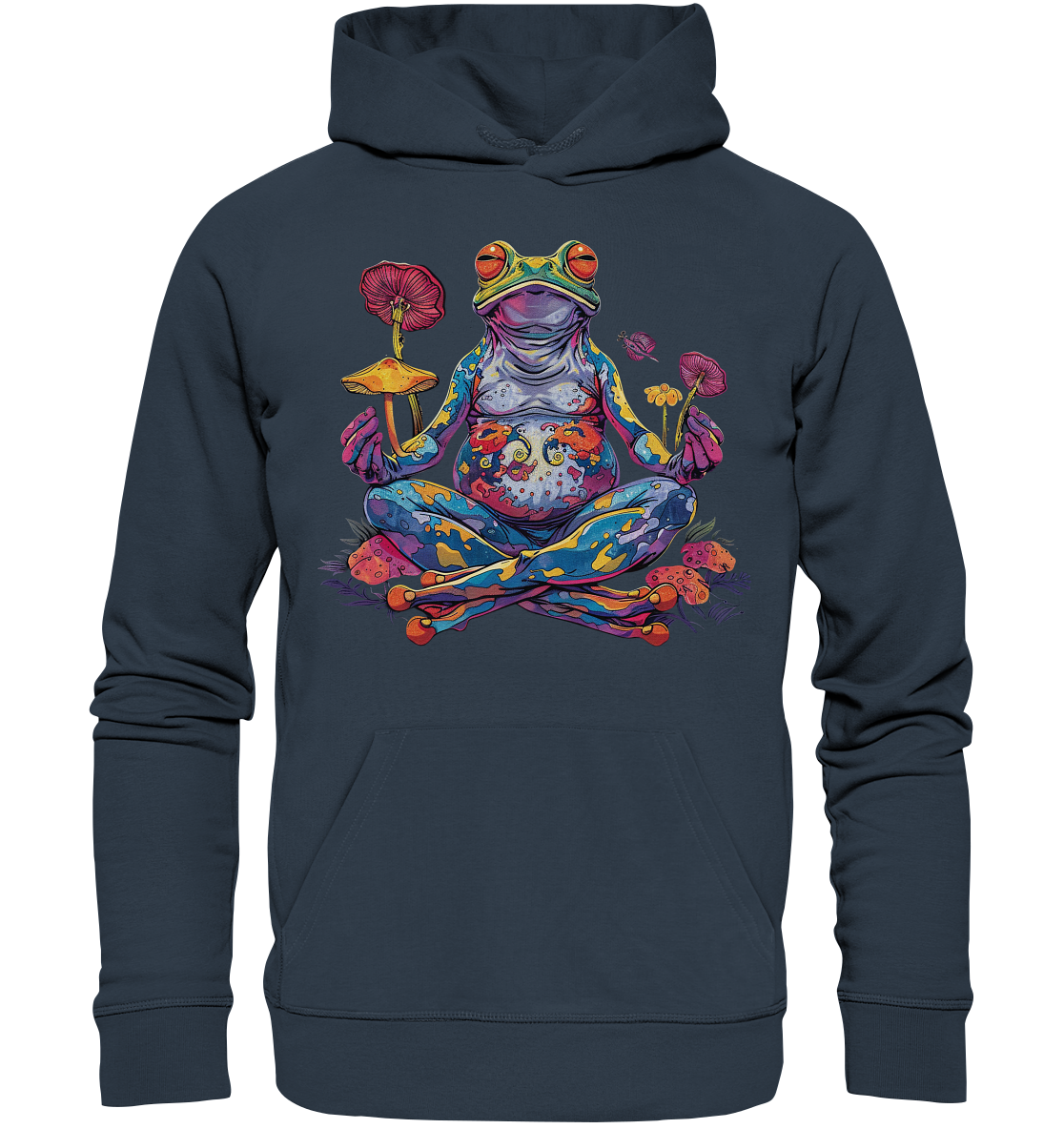 Spiritueller Frosch - Organic Hoodie