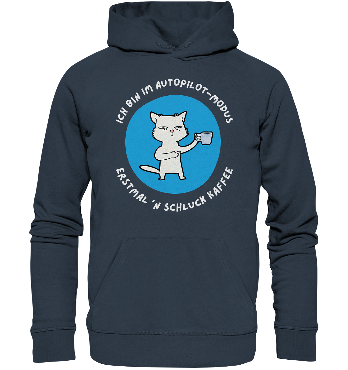 Kaffee Katze - Organic Hoodie