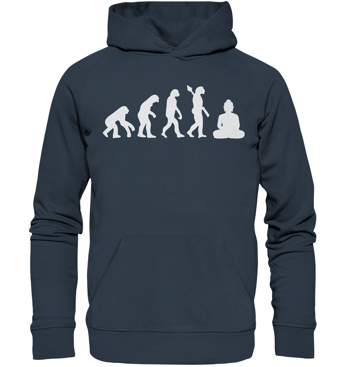 Evolution Buddha - Organic Hoodie