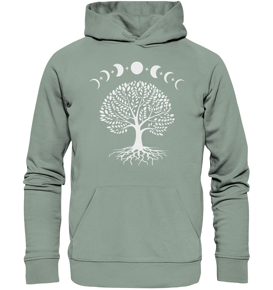 Mondphasen Lebensbaum - Organic Hoodie