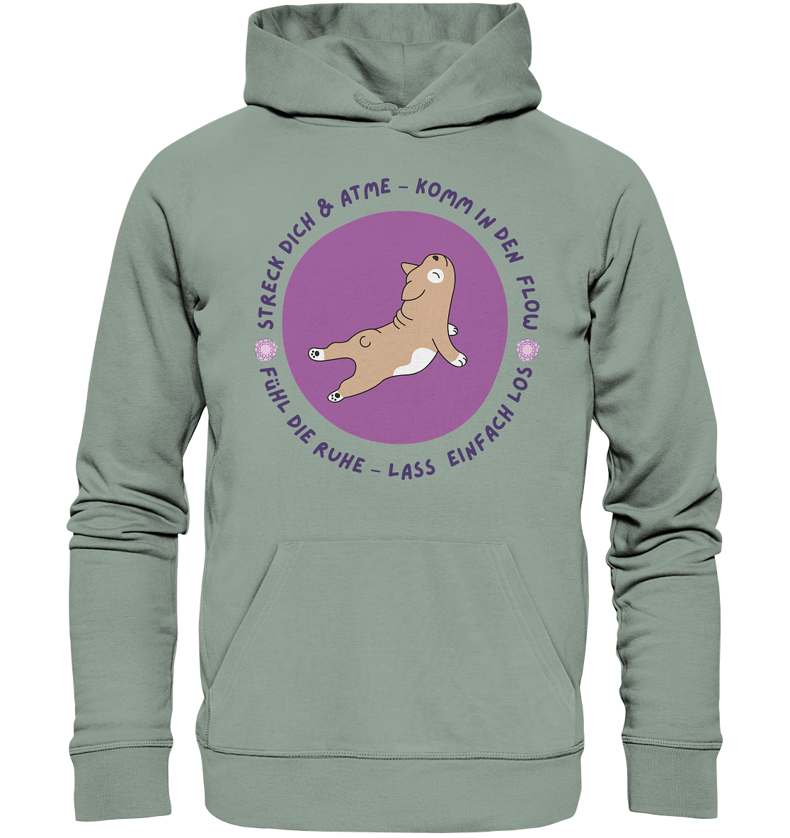 Yoga Frenchie  - Organic Hoodie