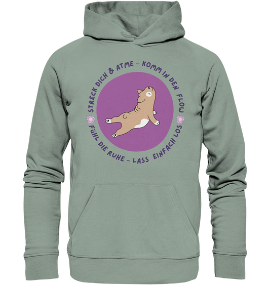 Yoga Frenchie  - Organic Hoodie
