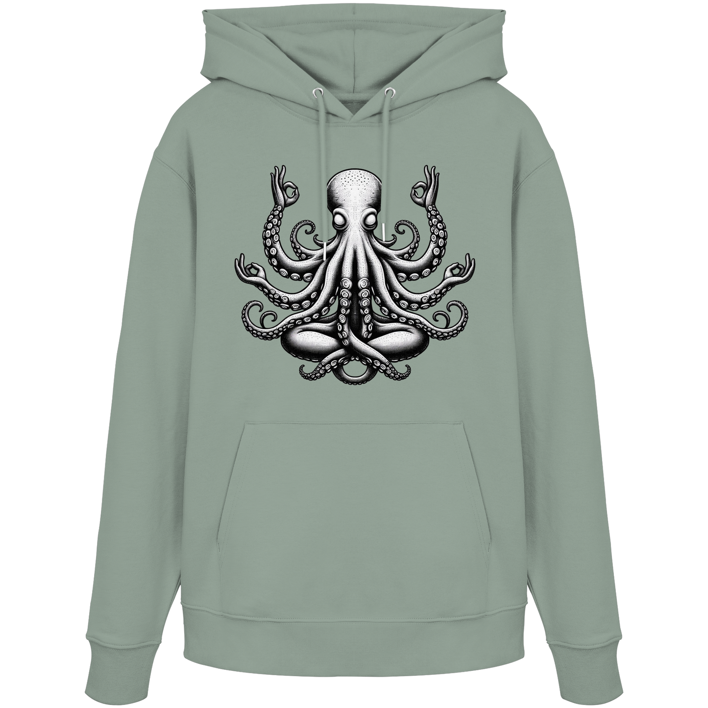 Oktopus in Meditation - Organic Hoodie