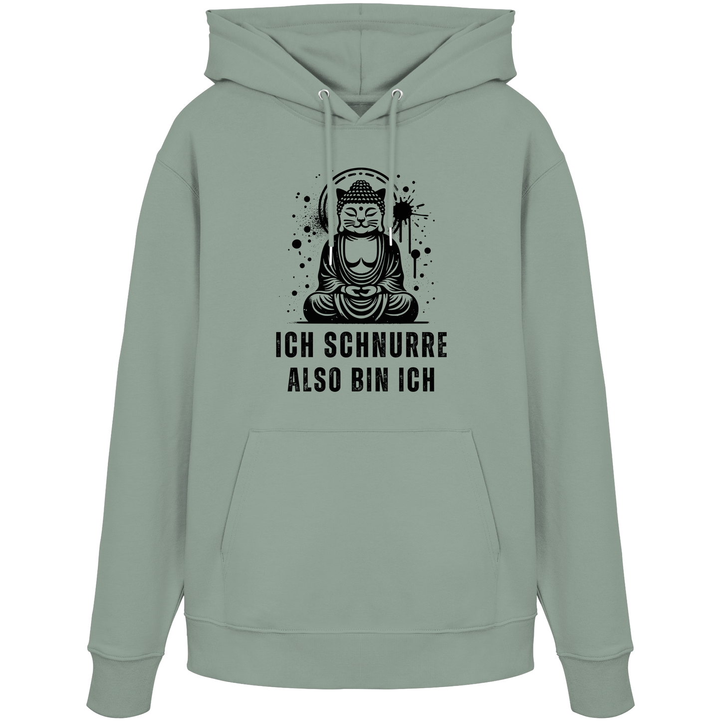 Ich schnurre also bin ich - Organic Hoodie