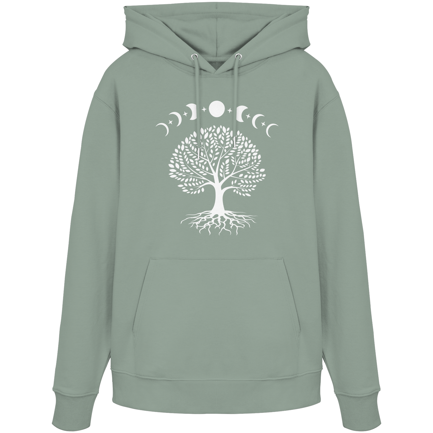 Mondphasen Lebensbaum - Organic Hoodie