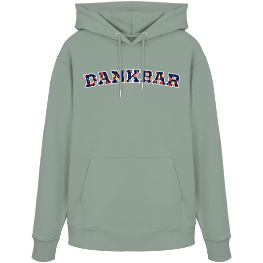DANKBAR Floral Pattern - Organic Hoodie