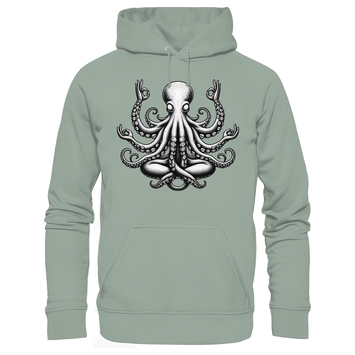 Oktopus in Meditation - Organic Hoodie