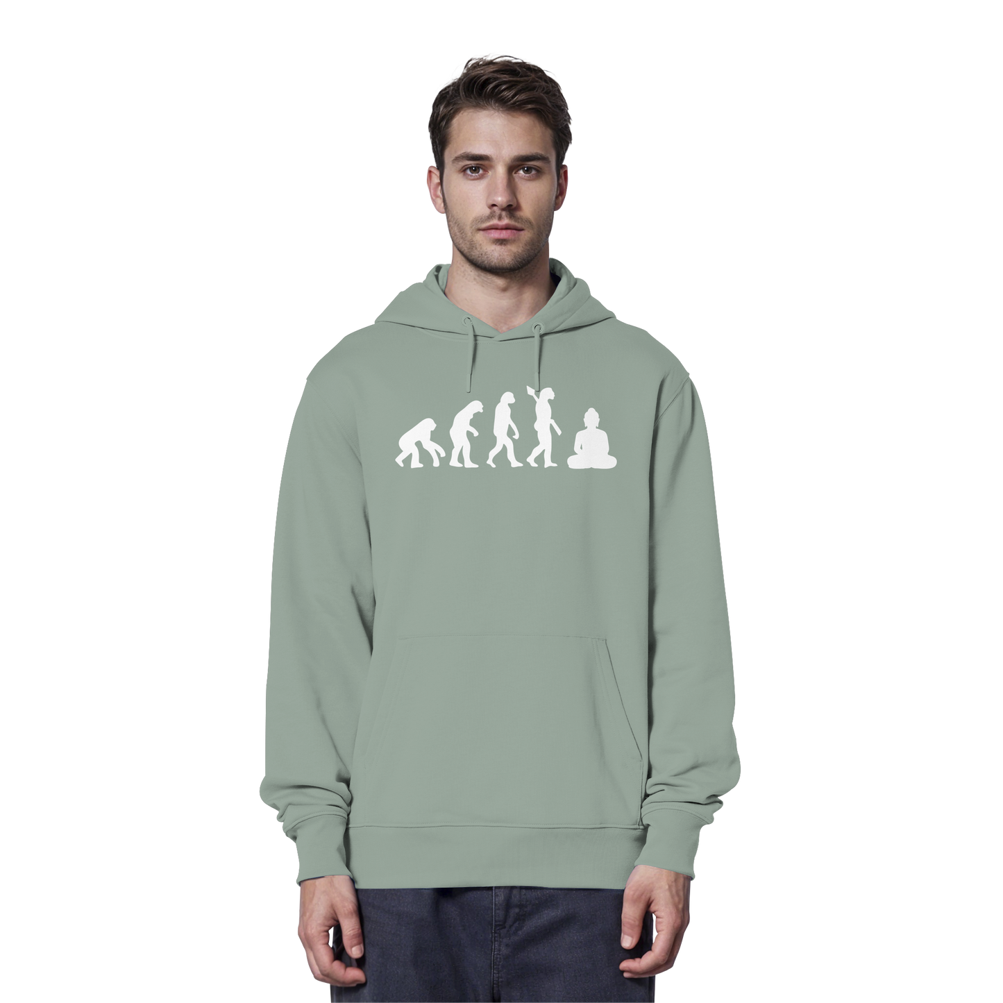 Evolution Buddha - Organic Hoodie