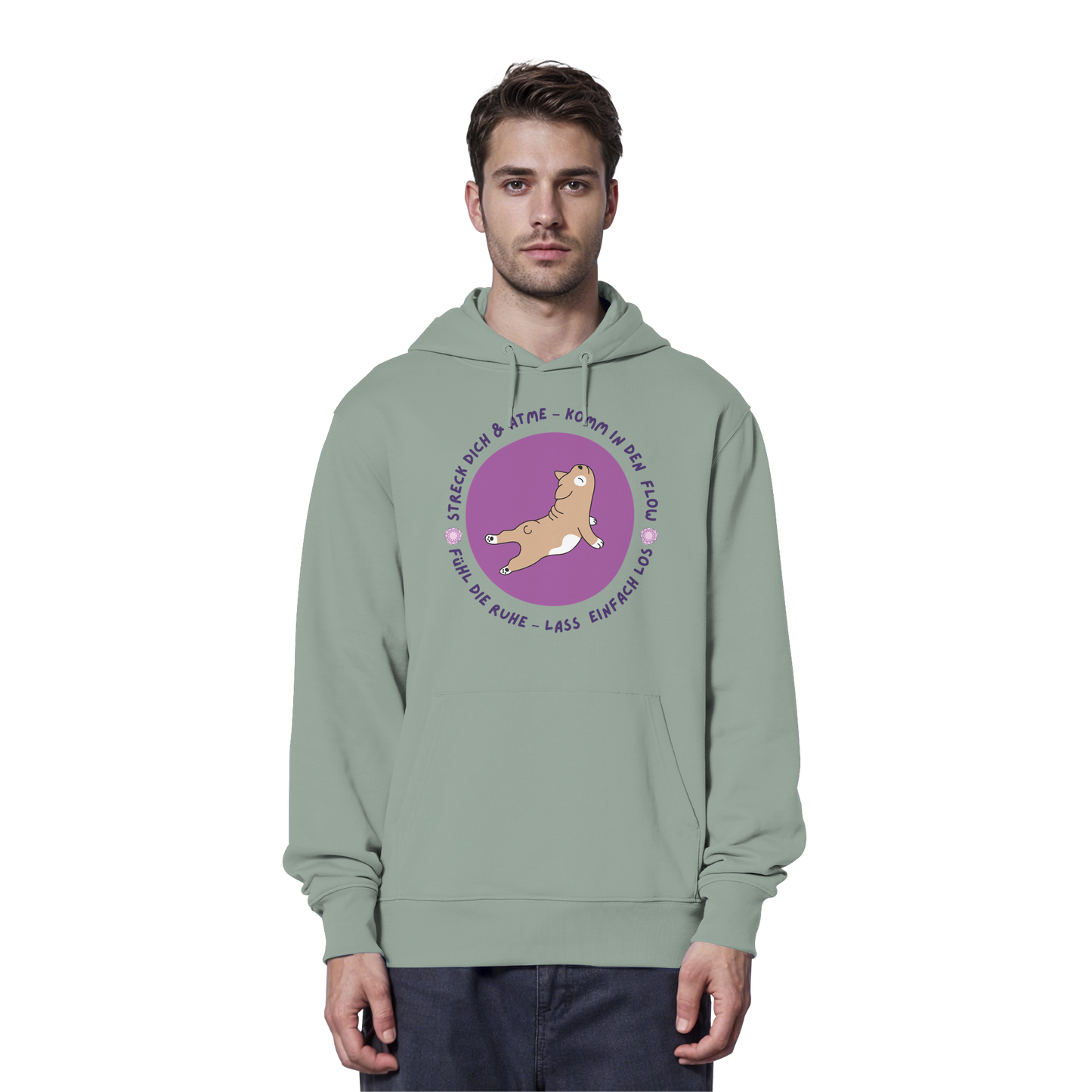 Yoga Frenchie  - Organic Hoodie
