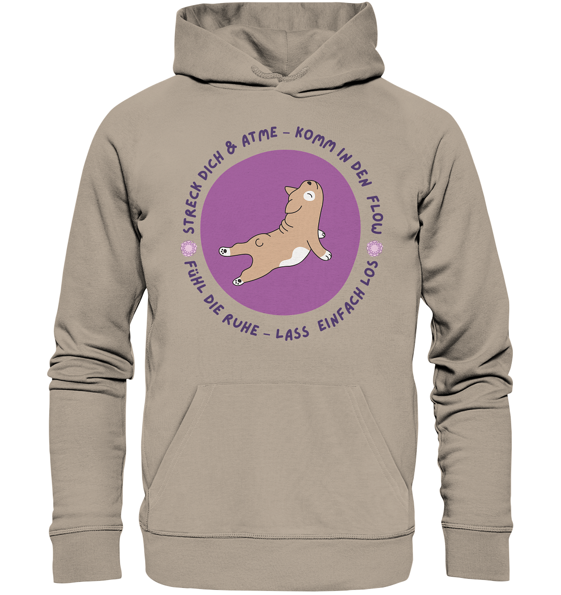 Yoga Frenchie  - Organic Hoodie