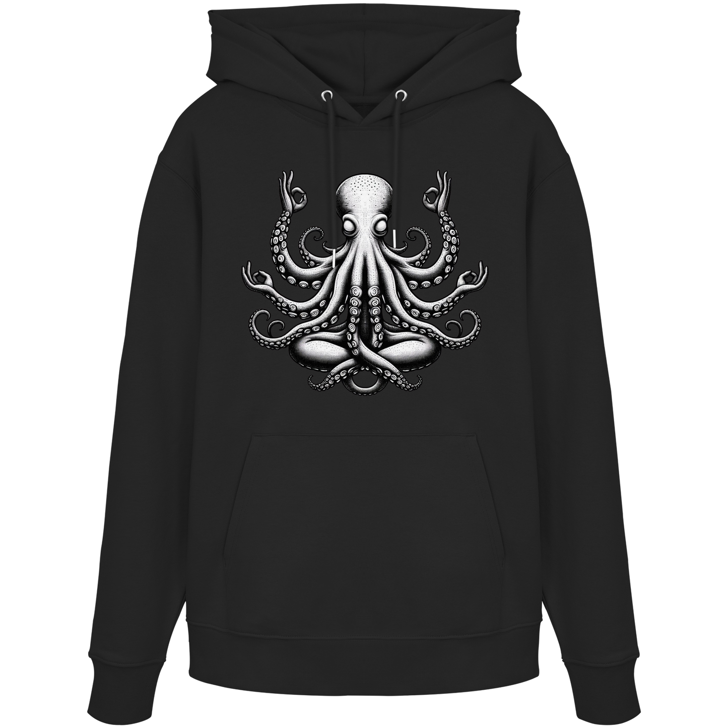 Oktopus in Meditation - Organic Hoodie
