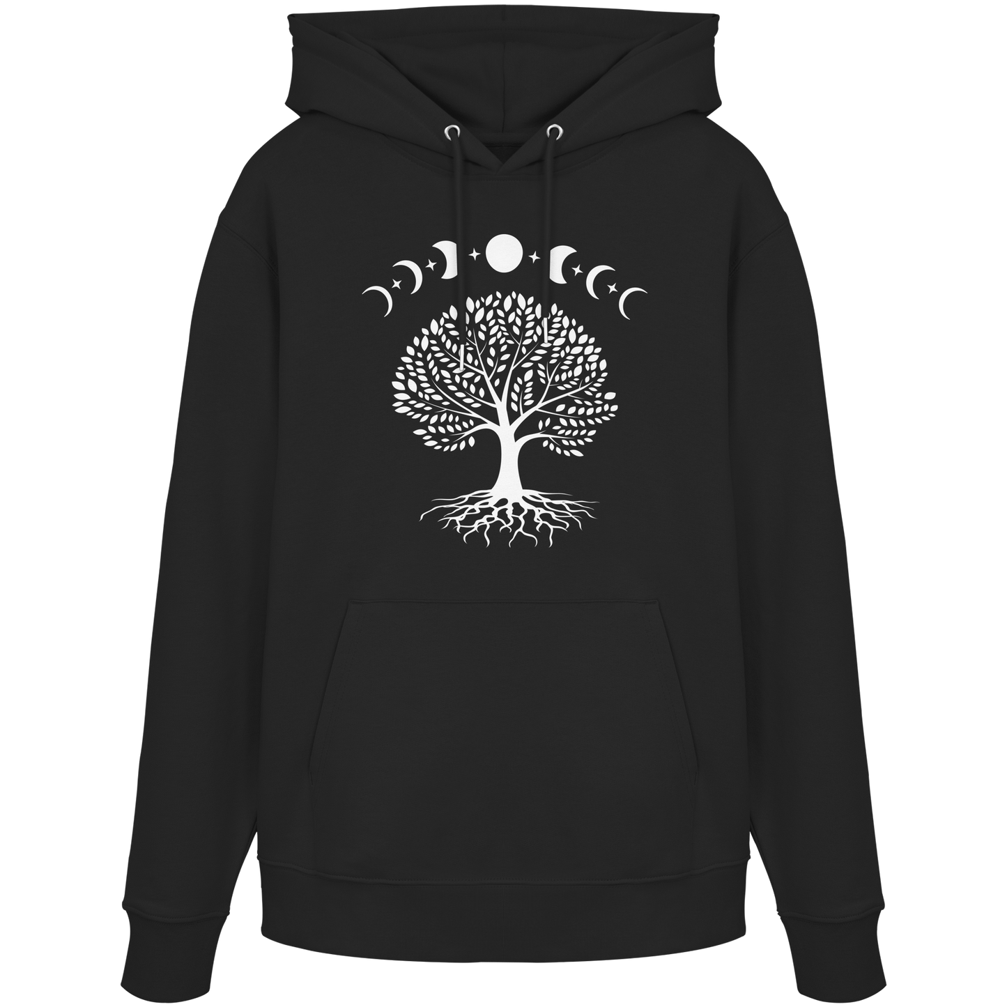 Mondphasen Lebensbaum - Organic Hoodie