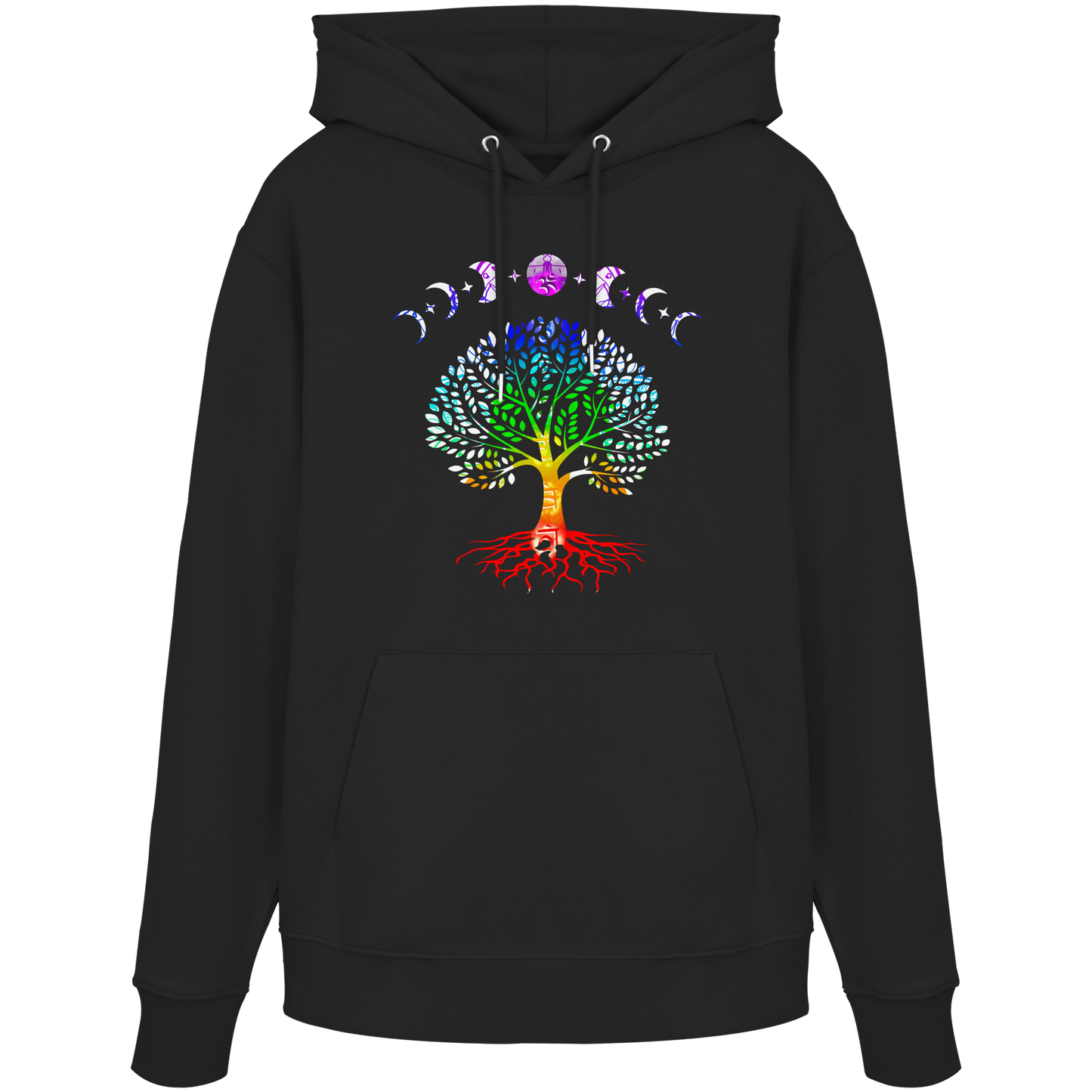 Lebensbaum + Mondphasen - Organic Hoodie