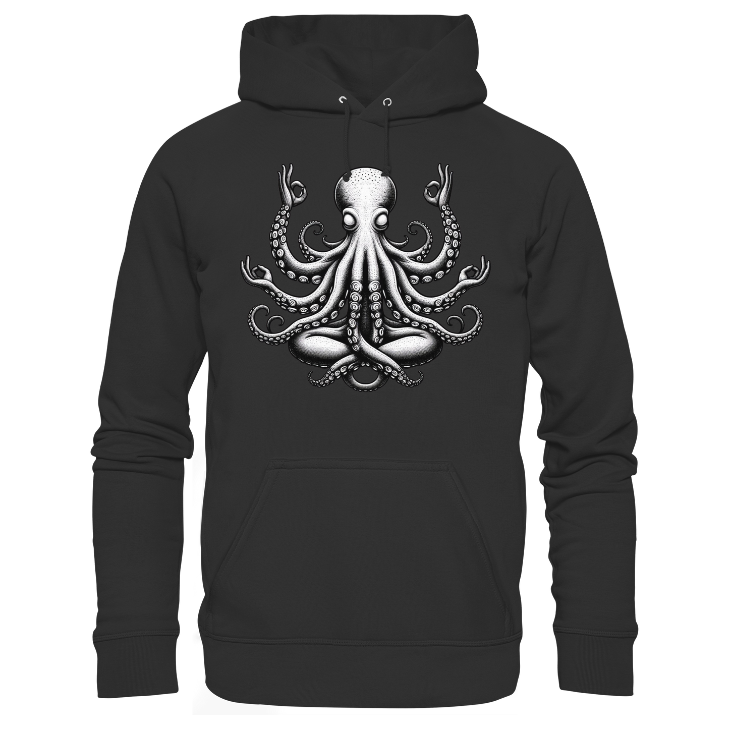 Oktopus in Meditation - Organic Hoodie