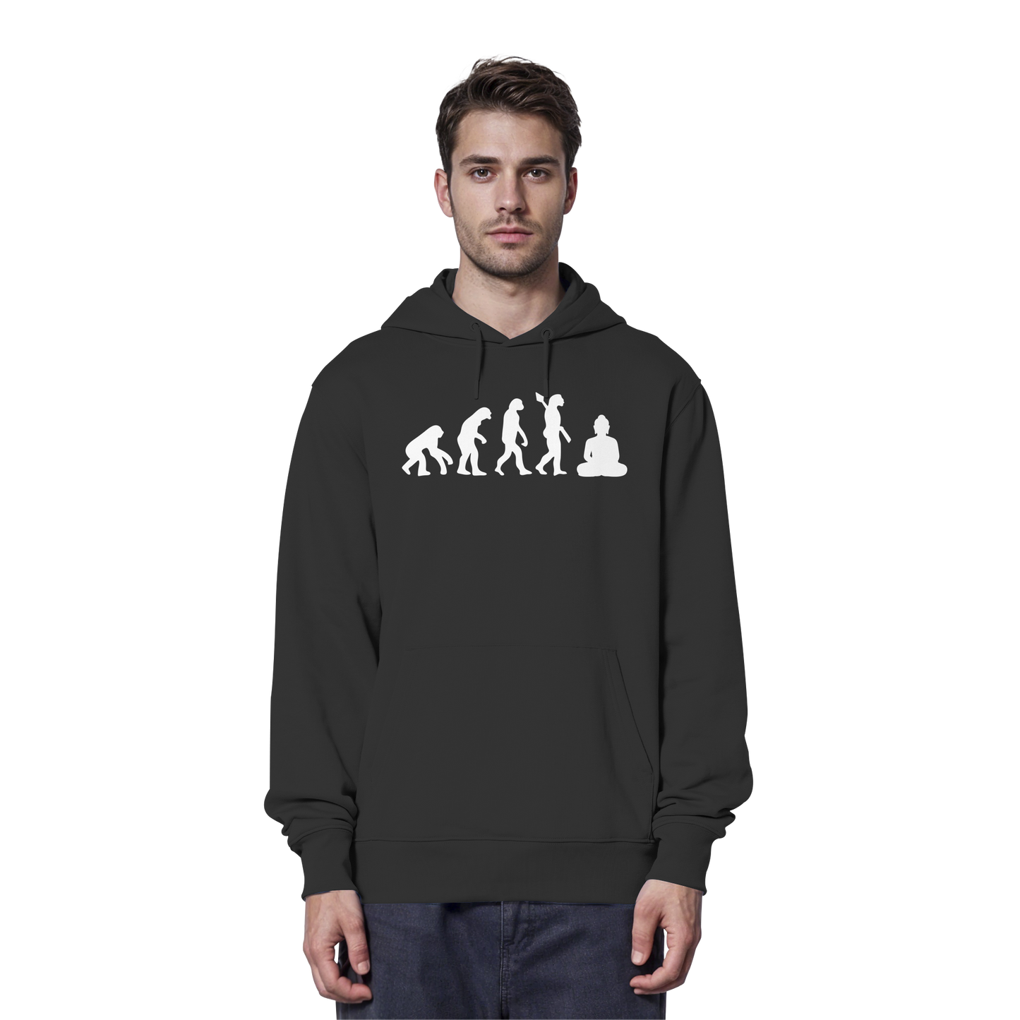 Evolution Buddha - Organic Hoodie