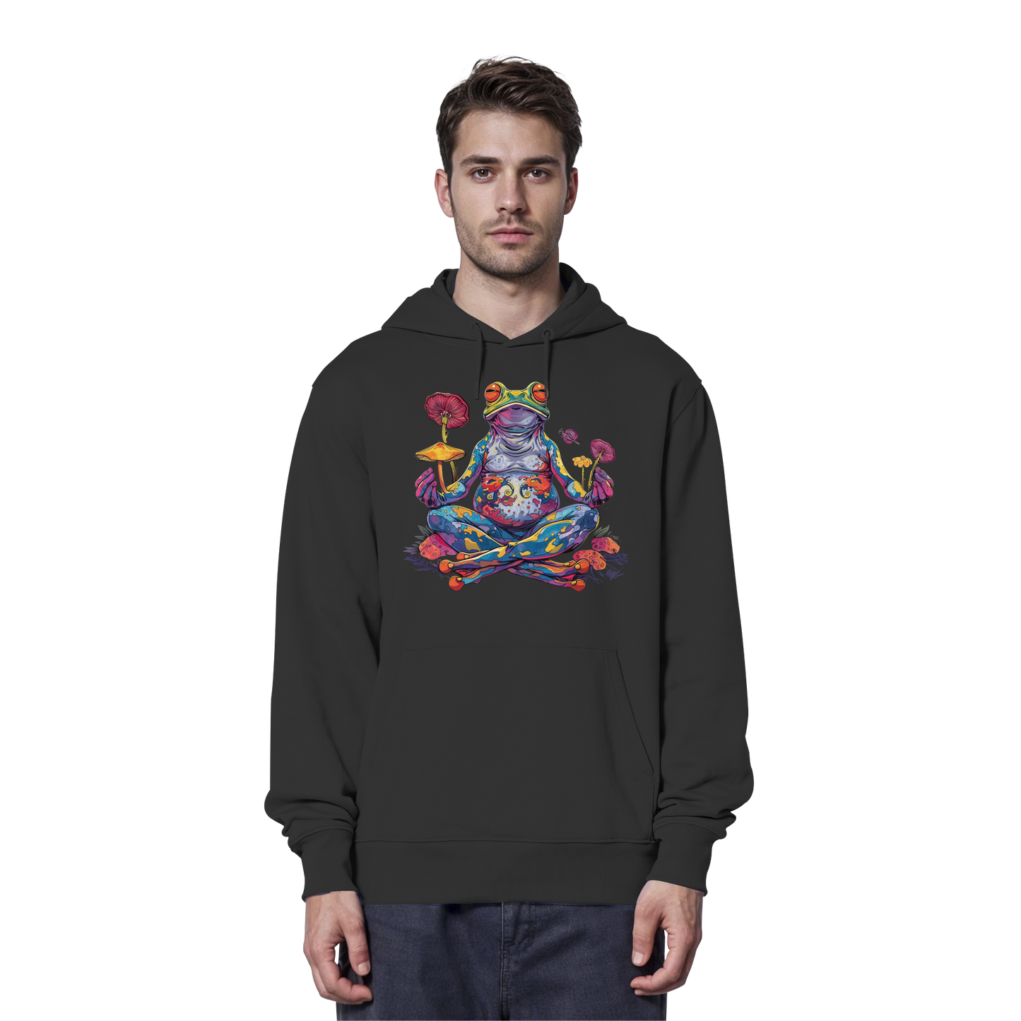 Spiritueller Frosch - Organic Hoodie