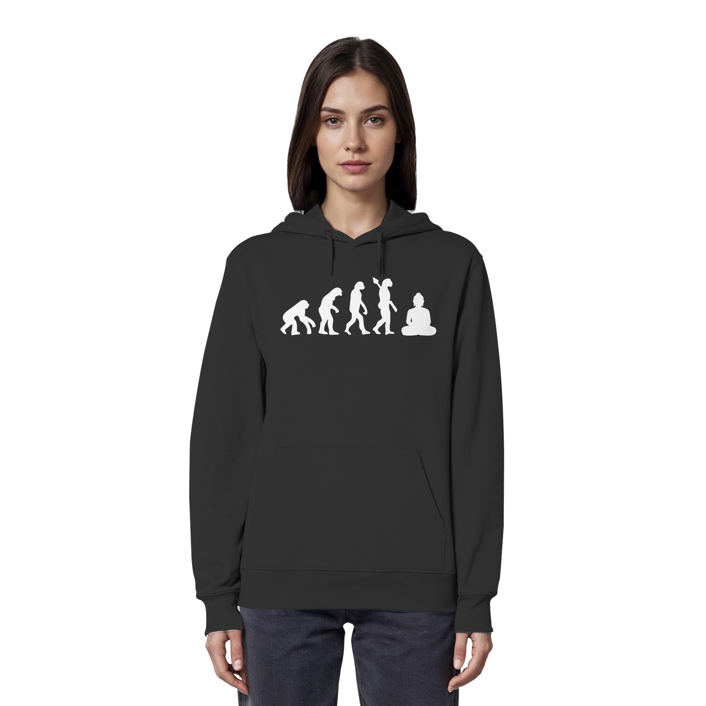 Evolution Buddha - Organic Hoodie