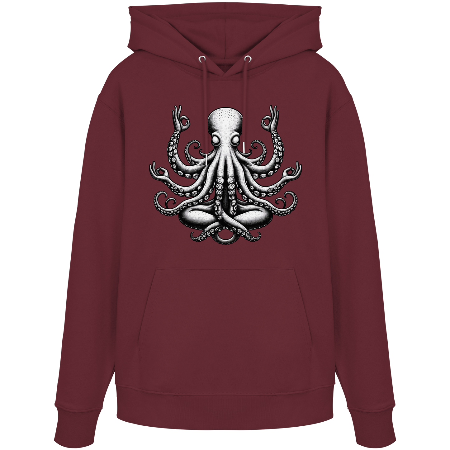 Oktopus in Meditation - Organic Hoodie