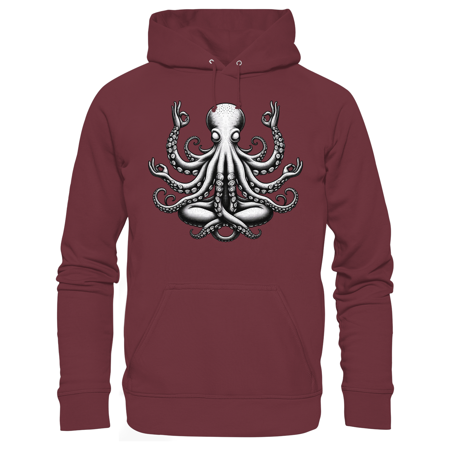 Oktopus in Meditation - Organic Hoodie