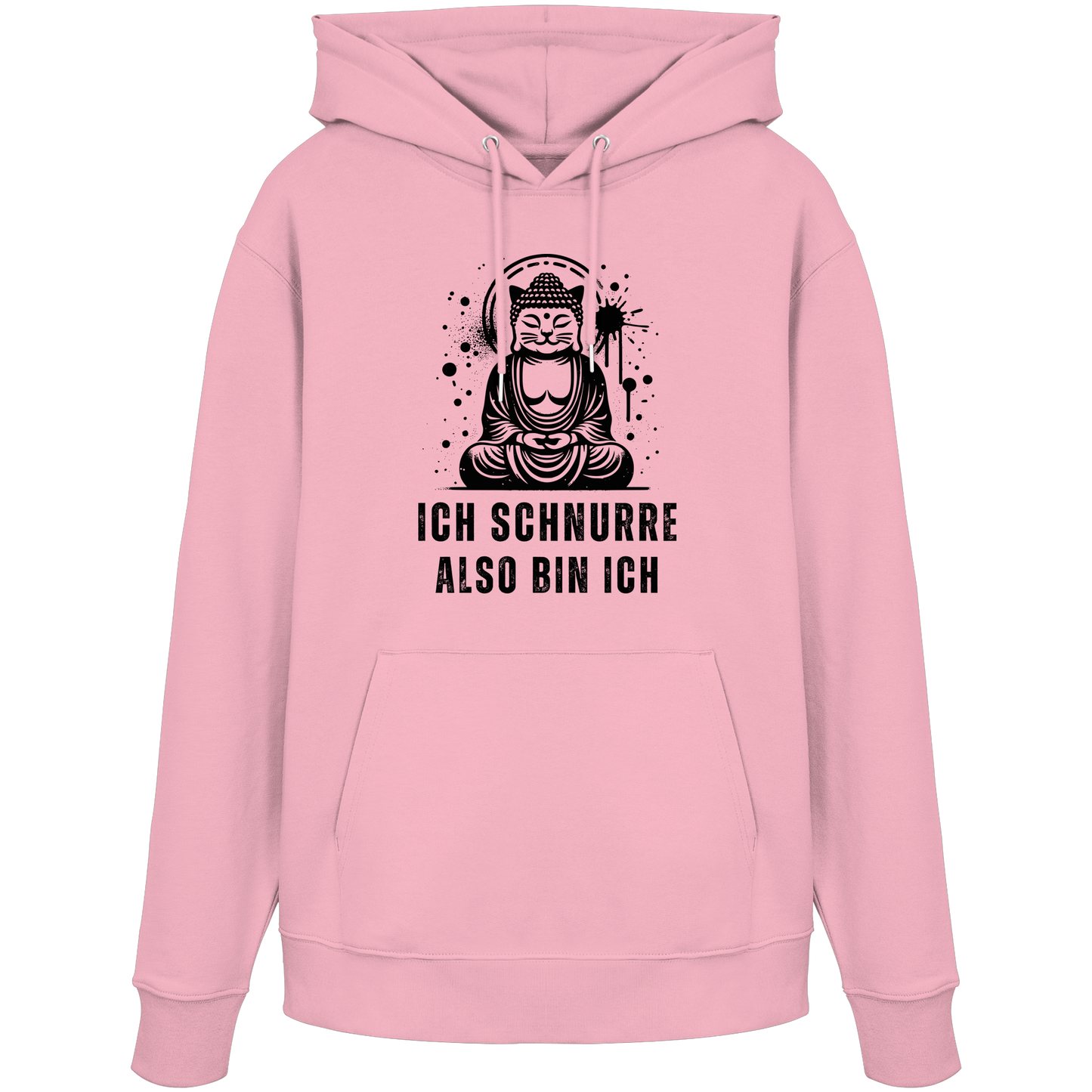 Ich schnurre also bin ich - Organic Hoodie