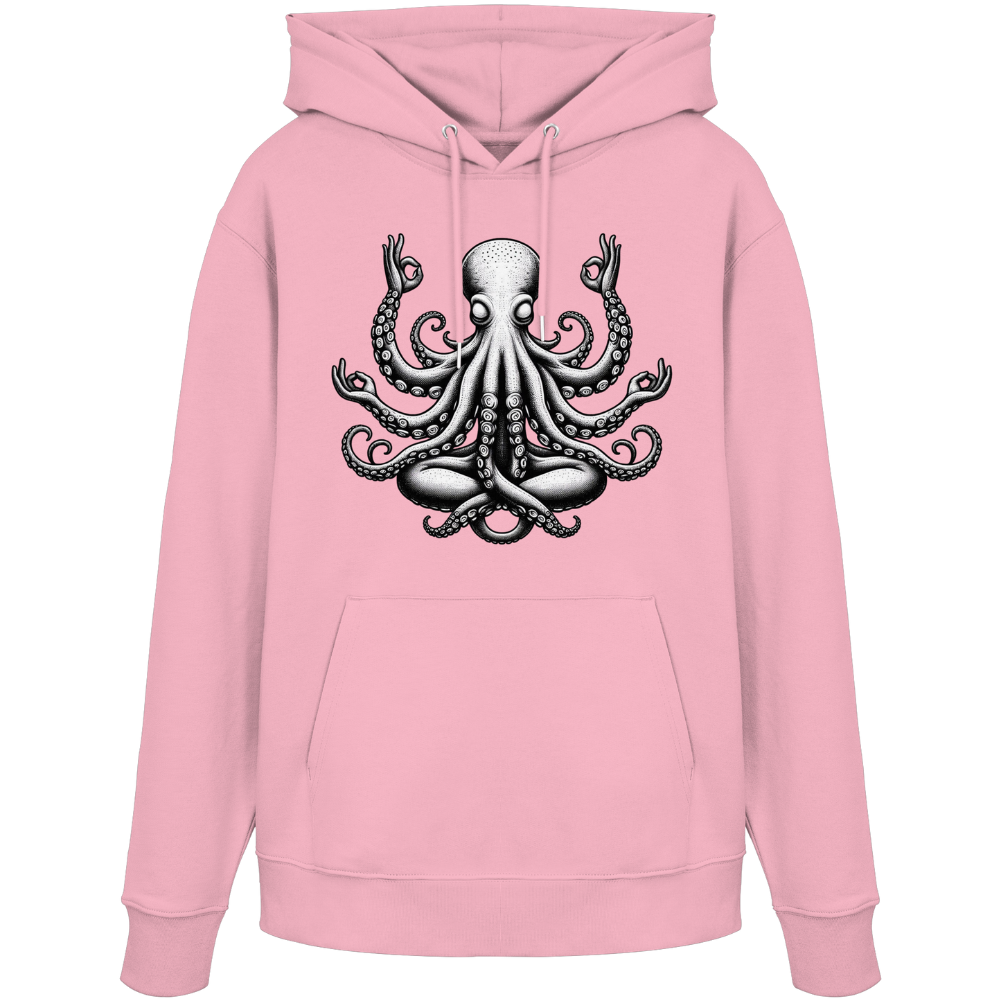 Oktopus in Meditation - Organic Hoodie