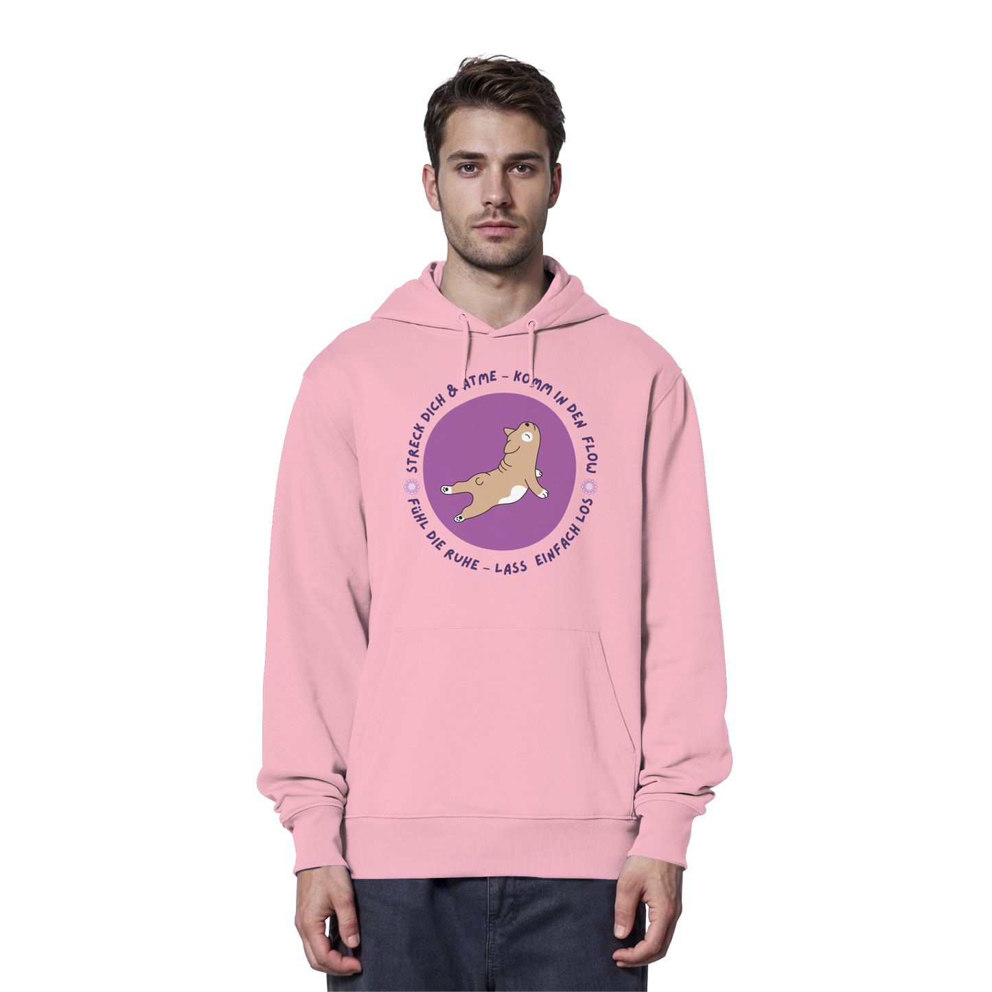 Yoga Frenchie  - Organic Hoodie