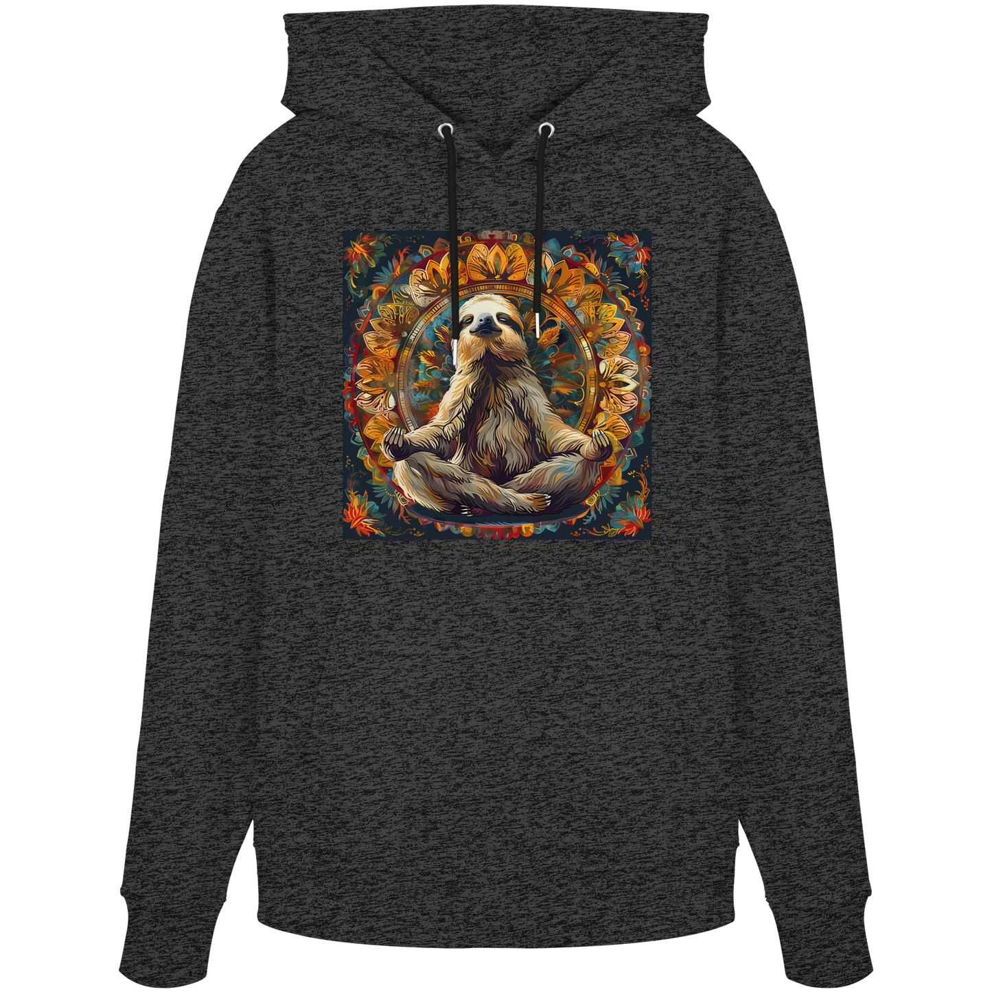 Meditierendes Faultier - Organic Hoodie