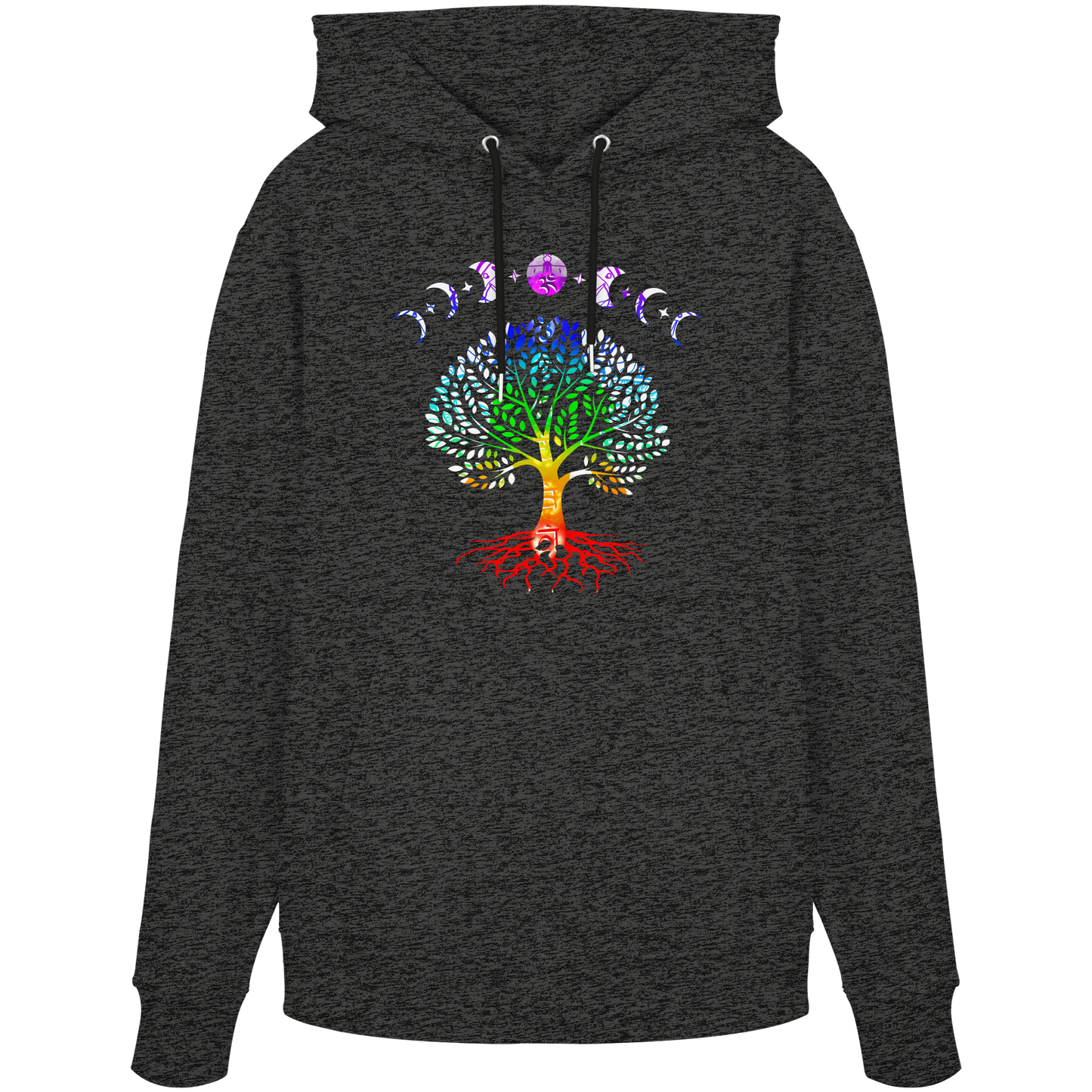 Lebensbaum + Mondphasen - Organic Hoodie