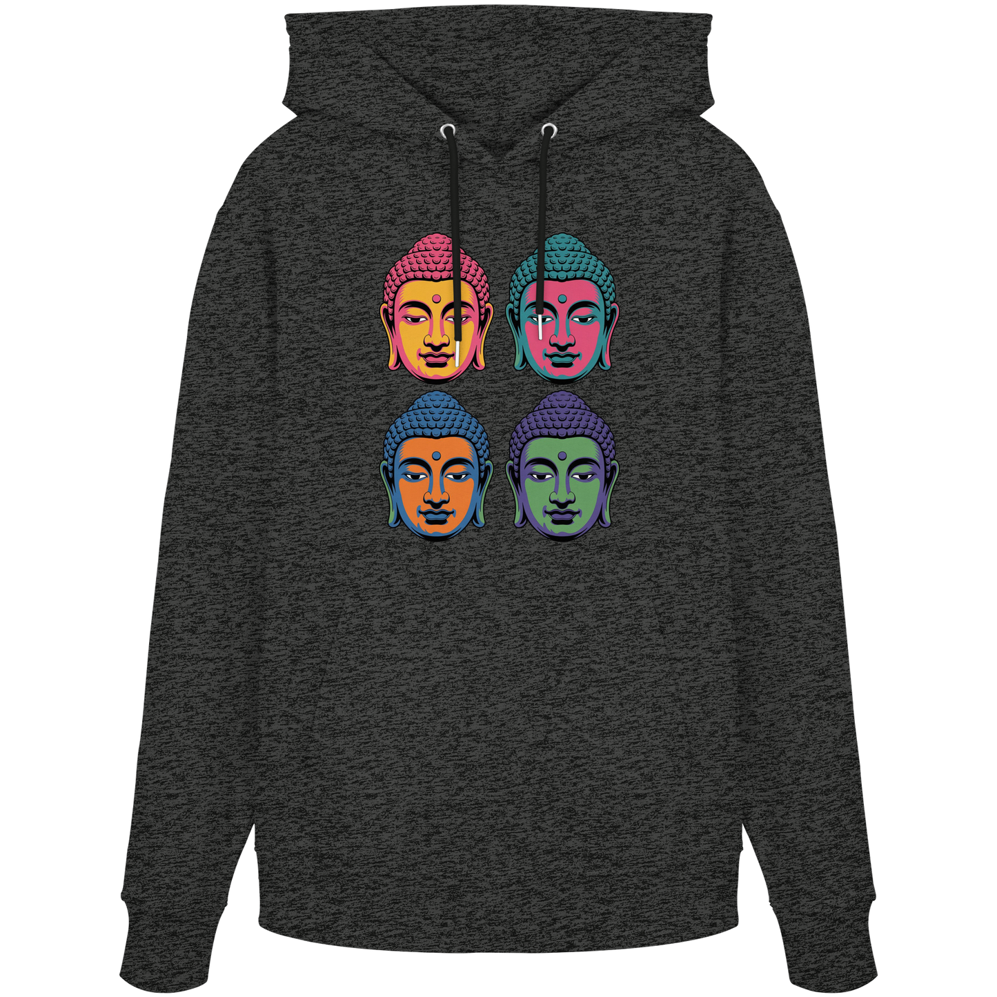 Buddha Köpfe Pop Art - Organic Hoodie