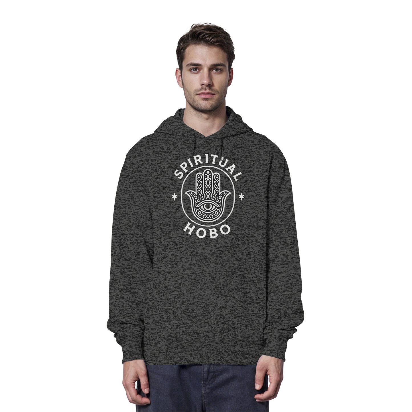 Spiritual Hobo Hamsa - Organic Hoodie