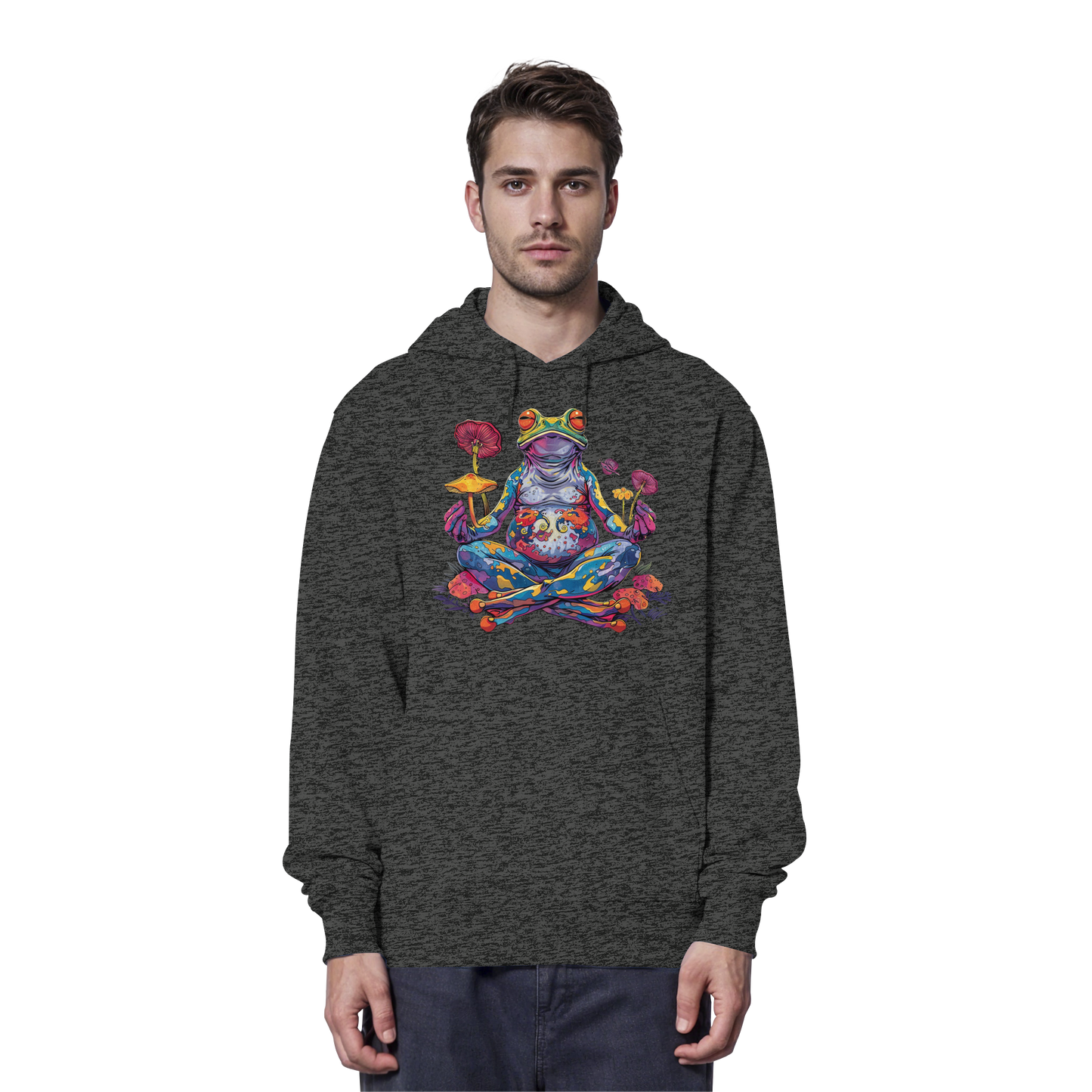 Spiritueller Frosch - Organic Hoodie