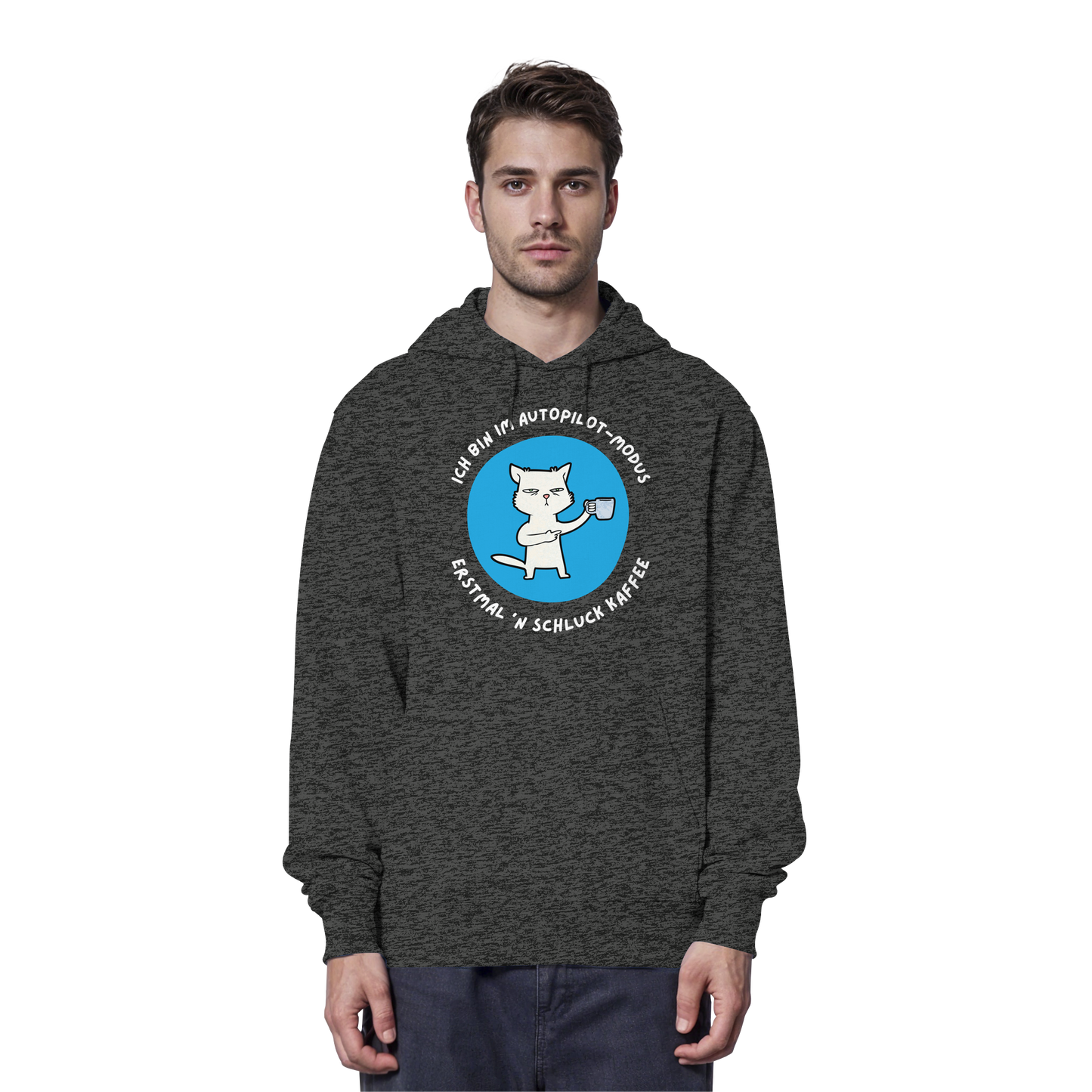 Kaffee Katze - Organic Hoodie