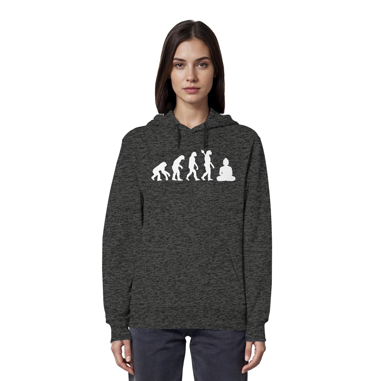 Evolution Buddha - Organic Hoodie