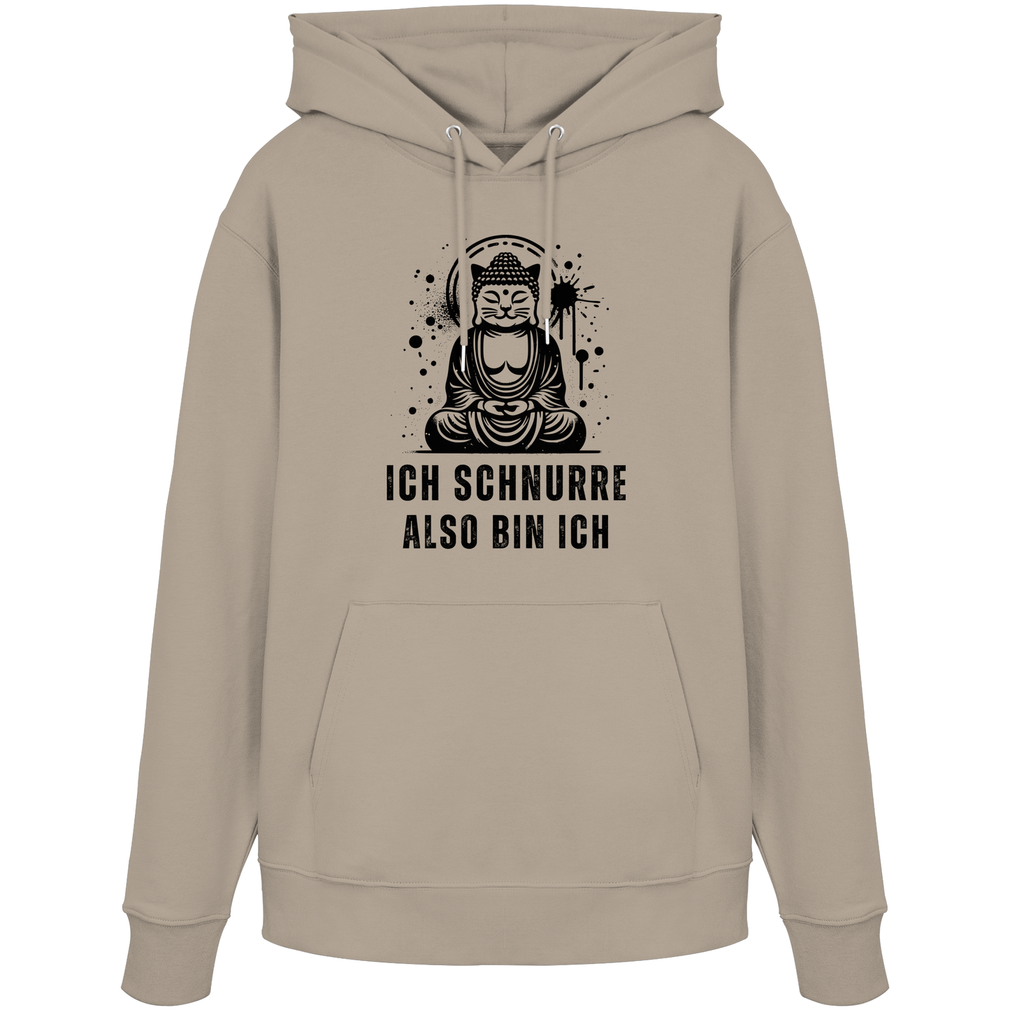 Ich schnurre also bin ich - Organic Hoodie