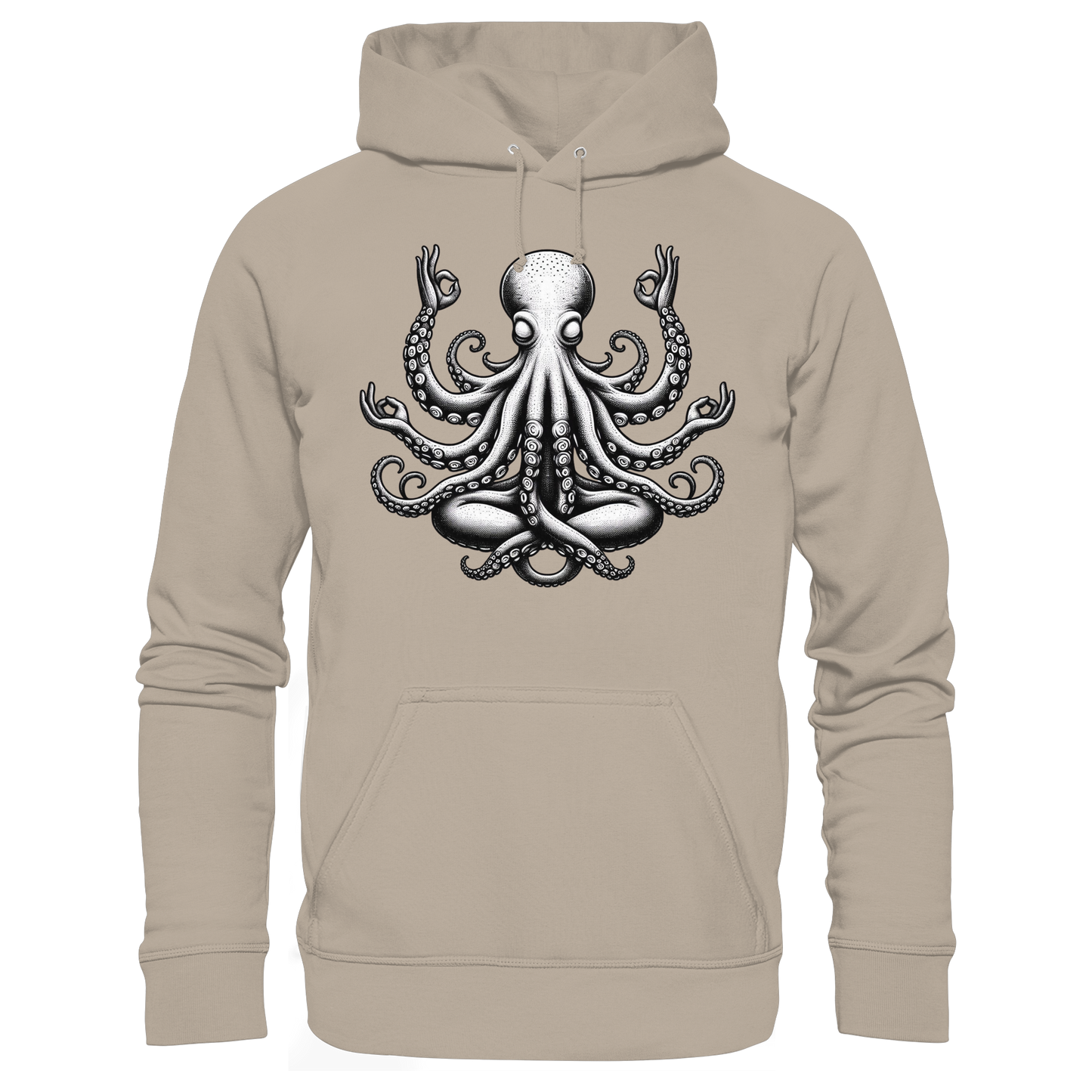 Oktopus in Meditation - Organic Hoodie
