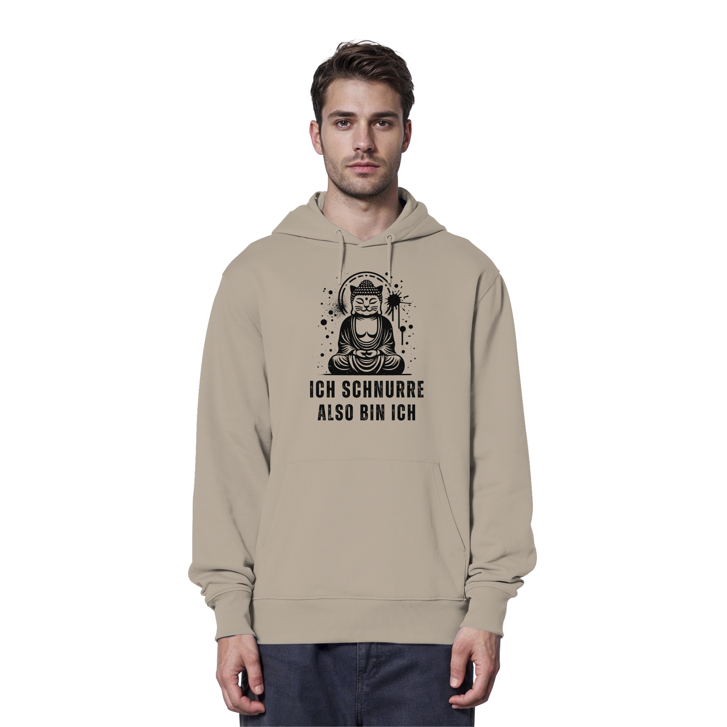 Ich schnurre also bin ich - Organic Hoodie