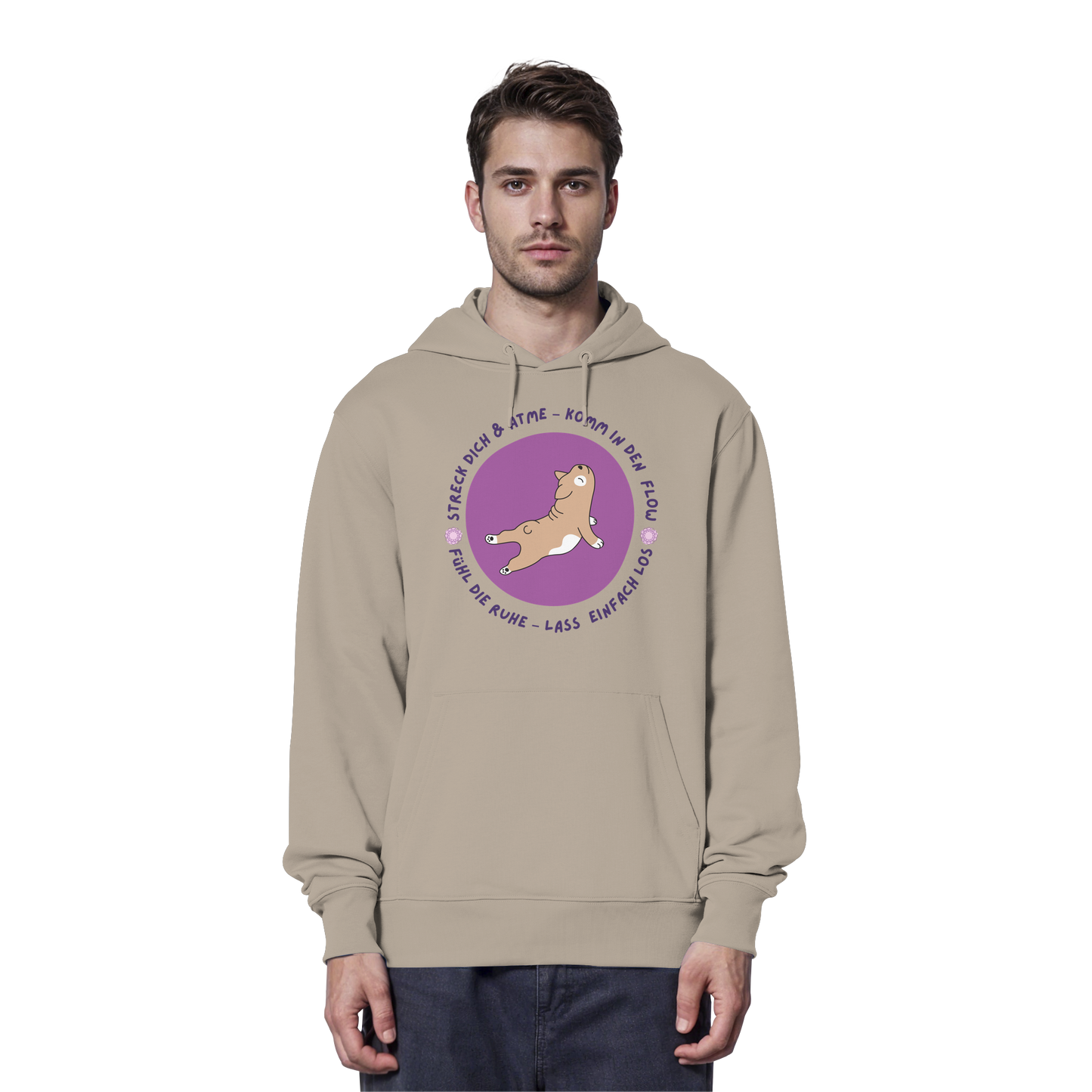 Yoga Frenchie  - Organic Hoodie