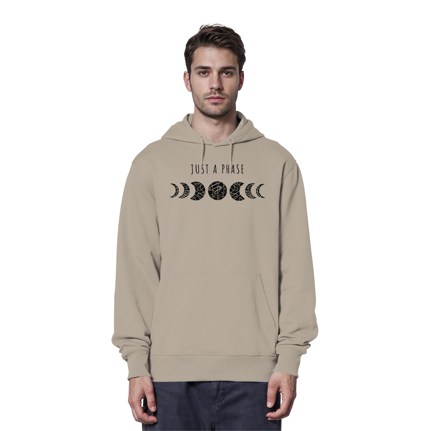 Just a Phase Mondphasen - Organic Hoodie