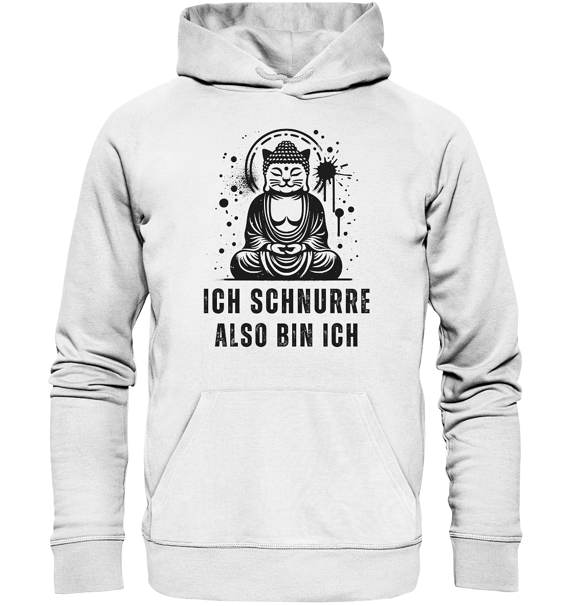 Ich schnurre also bin ich - Organic Hoodie