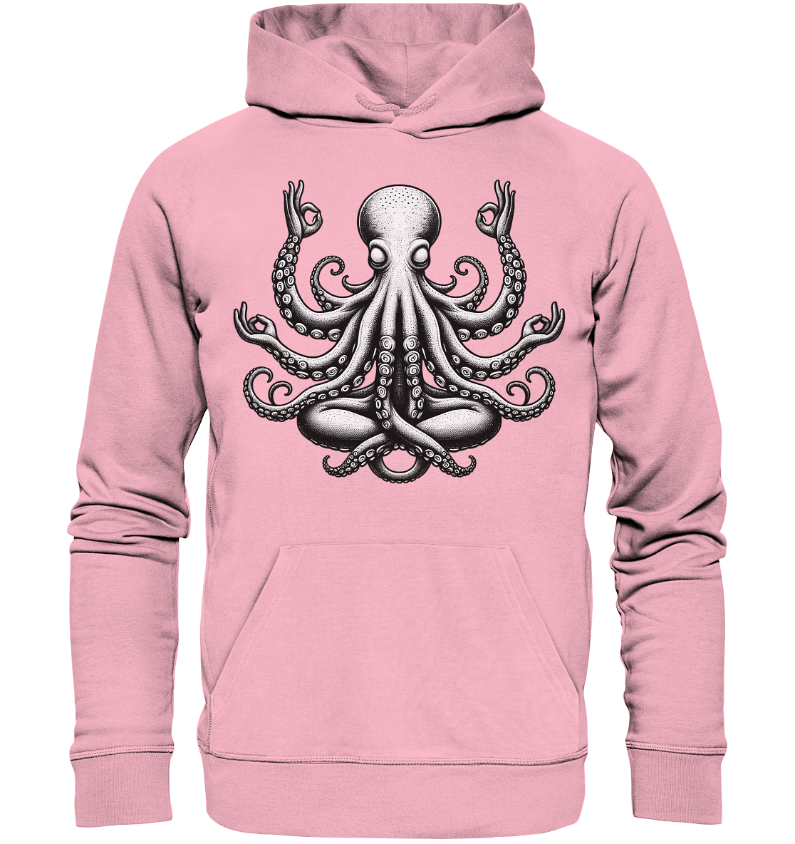 Oktopus in Meditation - Organic Hoodie