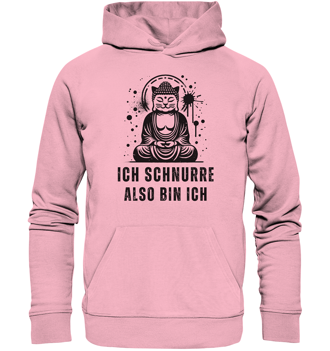 Ich schnurre also bin ich - Organic Hoodie