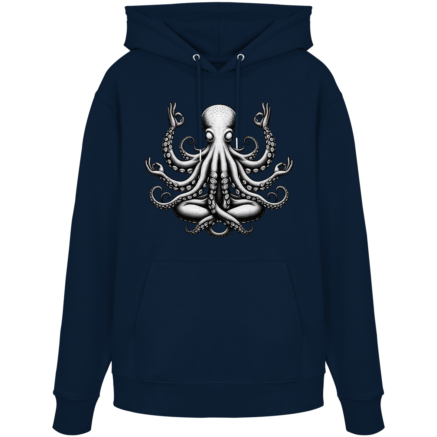 Oktopus in Meditation - Organic Hoodie