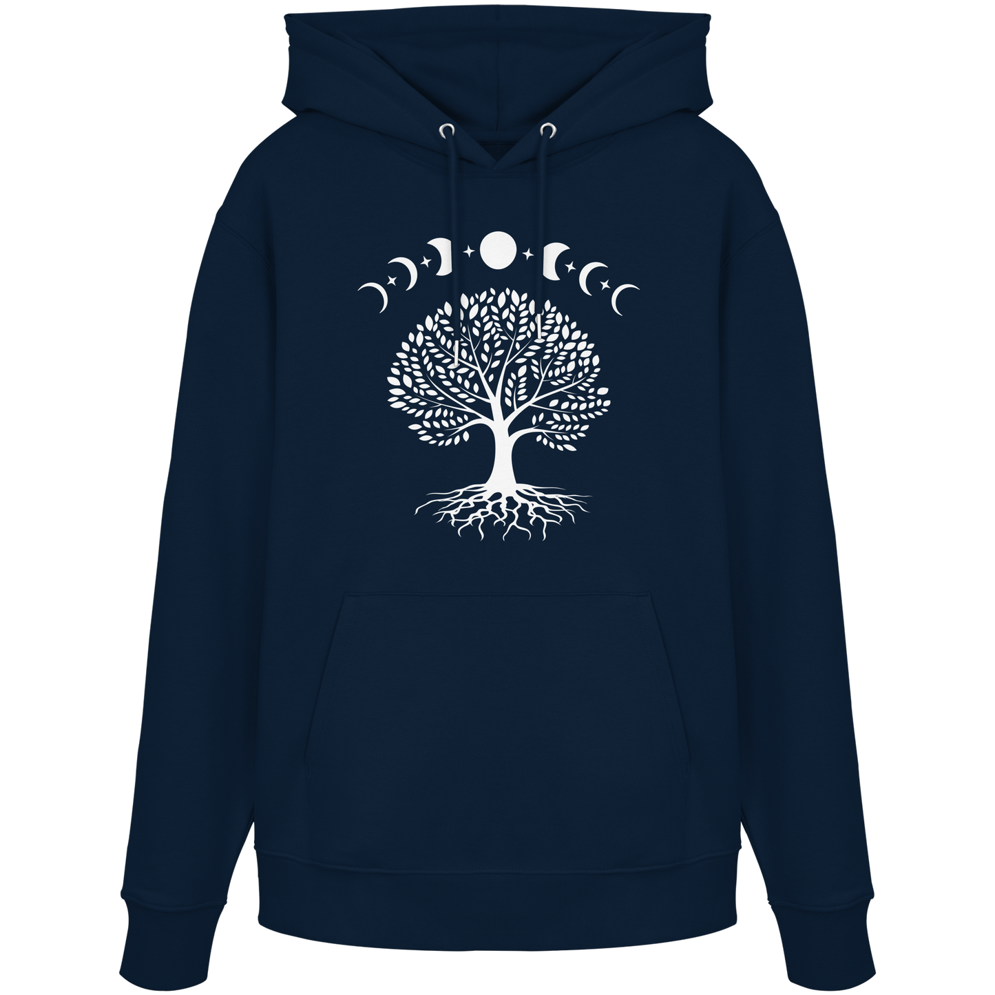 Mondphasen Lebensbaum - Organic Hoodie