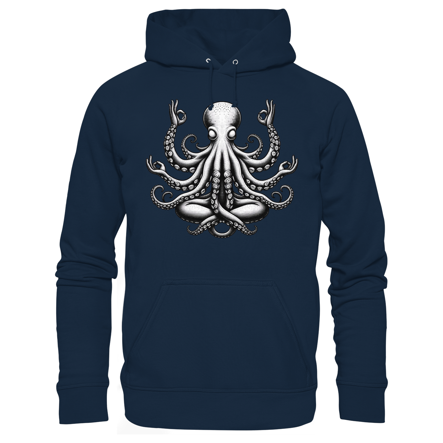 Oktopus in Meditation - Organic Hoodie