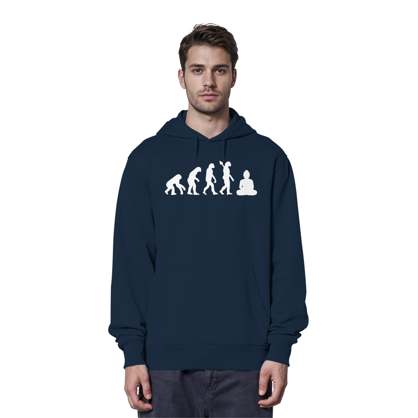 Evolution Buddha - Organic Hoodie